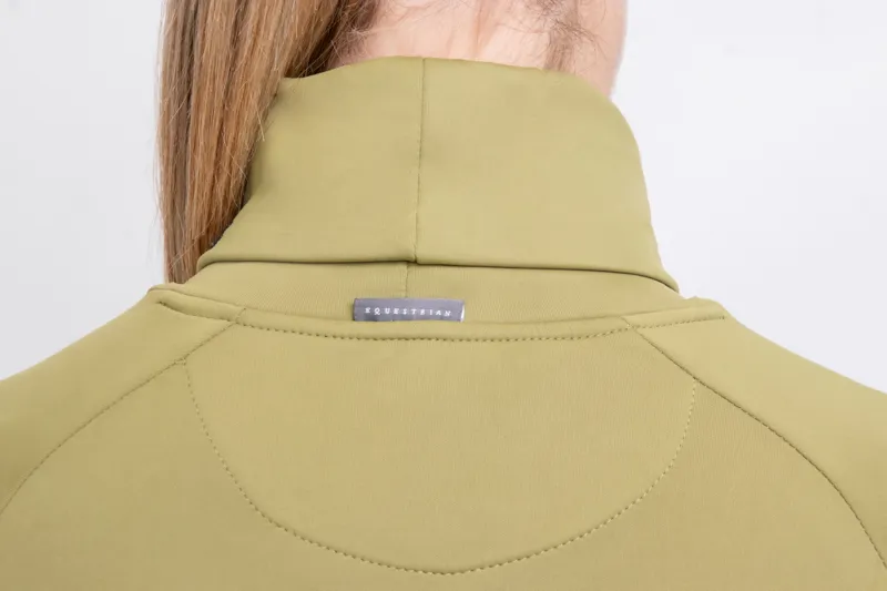 Coldstream Legars Roll Neck Top - Olive Green-1